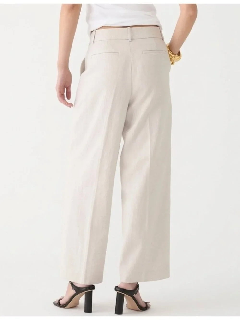 NWT J.Crew Helena Blazer 20 Sydney Pant 18 in Flax Stretch Linen Blend Suit
